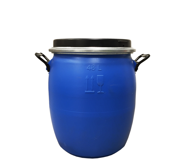 Пластиковая бочка 48 литров с ручками